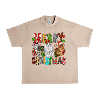 French Oak Merry christmas cats Urban Heavy Tee - FaDigitalArtStudio