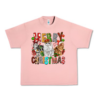 Salmon Merry christmas cats Urban Heavy Tee - FaDigitalArtStudio