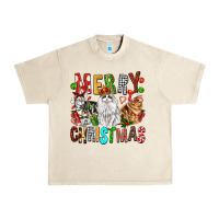Sandshell Merry christmas cats Urban Heavy Tee - FaDigitalArtStudio