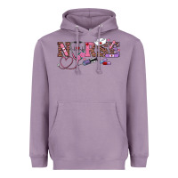 Lavender valentines day nurse Heavyweight Hoodie - RanaPortraitStore