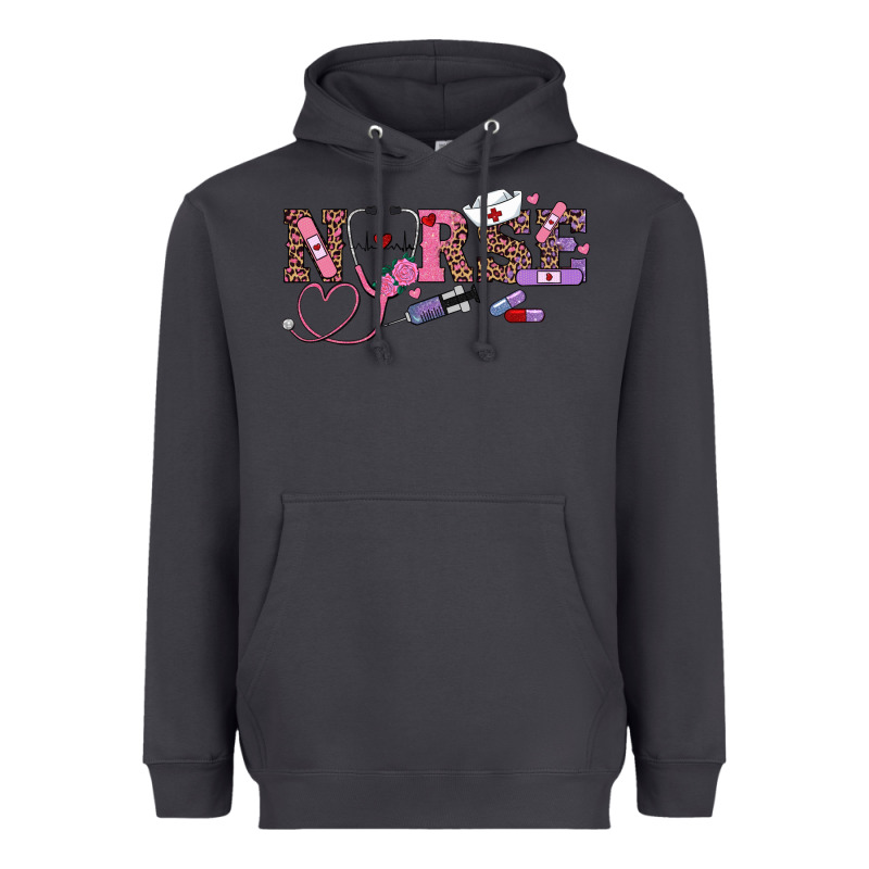 Valentines Day Nurse Heavyweight Hoodie by RanaPortraitStore | Teevron