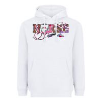 White valentines day nurse Heavyweight Hoodie - RanaPortraitStore