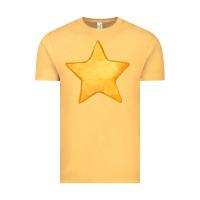 Vintage Mustard yellow star Vintage Tee - FaDigitalArtStudio