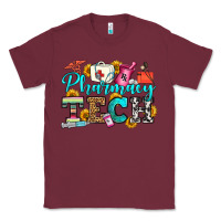 Burgundy pharmacy tech Classic Tee - OliviaCreatesArt