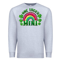 Heather Grey st patricks day one lucky mini Premium Sweatshirt - RanaPortraitStore