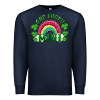 Navy st patricks day one lucky mini Premium Sweatshirt - RanaPortraitStore