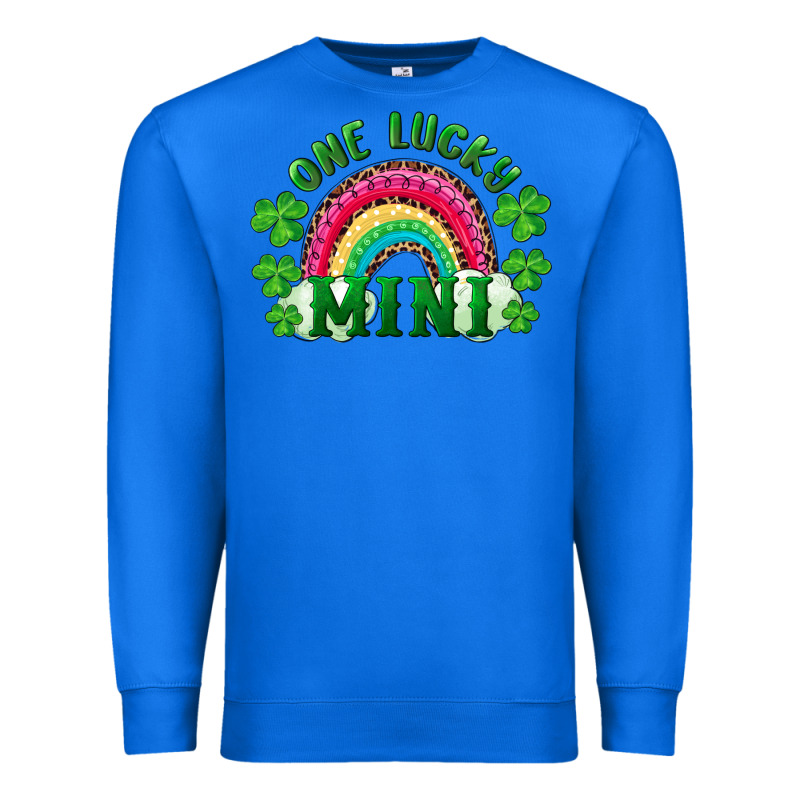St Patricks Day One Lucky Mini Premium Sweatshirt by RanaPortraitStore | Teevron