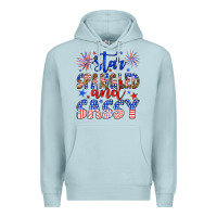 Blue Mist star spangled and sassy Premium Hoodie - Artiststas
