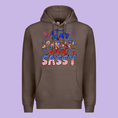 Star Spangled And Sassy Premium Hoodie Designed By Artiststas