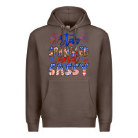 Coffee star spangled and sassy Premium Hoodie - Artiststas