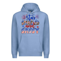 Colony Blue star spangled and sassy Premium Hoodie - Artiststas