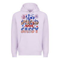 Lilac star spangled and sassy Premium Hoodie - Artiststas