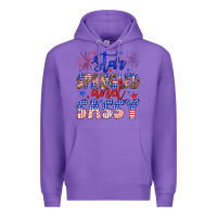 Purple star spangled and sassy Premium Hoodie - Artiststas