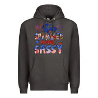 Smoke star spangled and sassy Premium Hoodie - Artiststas