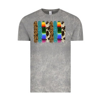 Cloud Rock serape leopard tooled leather cowhide background Vintage Tee - RanaPortraitStore