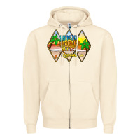 Sandshell sunrise sunburn sunset repeat Zipper Hoodie - JahusDesignShop