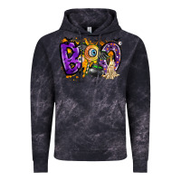 Cloud Black boo Vintage Hoodie - CowhideDigitalArt