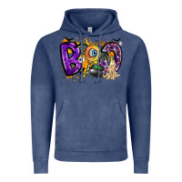 Vintage Denim boo Vintage Hoodie - CowhideDigitalArt