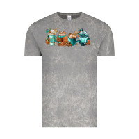 Cloud Rock Winter Coffee Cups Vintage Tee - FaDigitalArtStudio