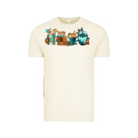Vintage Arctic Winter Coffee Cups Vintage Tee - FaDigitalArtStudio