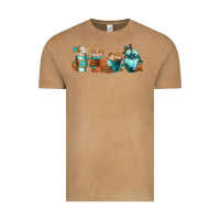 Vintage Camel Winter Coffee Cups Vintage Tee - FaDigitalArtStudio