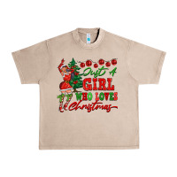 French Oak Just A Girl Who Loves Christmas Urban Heavy Tee - FaDigitalArtStudio