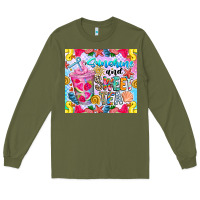 Army Green summer vibes with sweet tea Long Sleeve Tee - CowhideDigitalArt