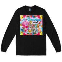 Black summer vibes with sweet tea Long Sleeve Tee - CowhideDigitalArt
