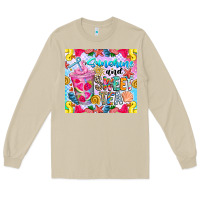 Mushroom summer vibes with sweet tea Long Sleeve Tee - CowhideDigitalArt