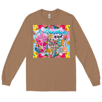 Toasted Coconut summer vibes with sweet tea Long Sleeve Tee - CowhideDigitalArt