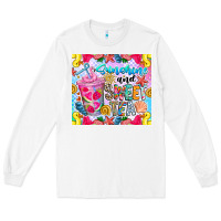 White summer vibes with sweet tea Long Sleeve Tee - CowhideDigitalArt