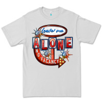 Dove Grey Leave me alone anti Valentine's Day Premium Tee - FaDigitalArtStudio