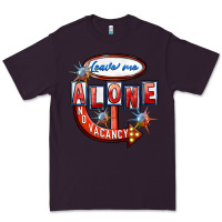 Plum Leave me alone anti Valentine's Day Premium Tee - FaDigitalArtStudio