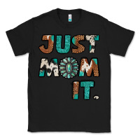 Black just mom it cowhide turquoise Classic Tee - Jasminsmagicworld