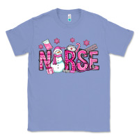 Colony Blue nurse pink christmas Classic Tee - OliviaCreatesArt