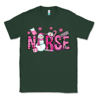 Sports Green nurse pink christmas Classic Tee - OliviaCreatesArt