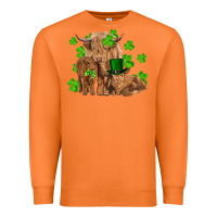 Carrot st patricks day cow family Premium Sweatshirt - RanaPortraitStore