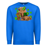 True Royal st patricks day cow family Premium Sweatshirt - RanaPortraitStore
