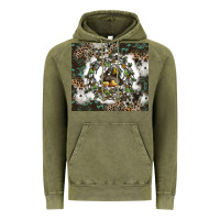 Vintage Olive natures circle of life Vintage Hoodie - CowhideDigitalArt
