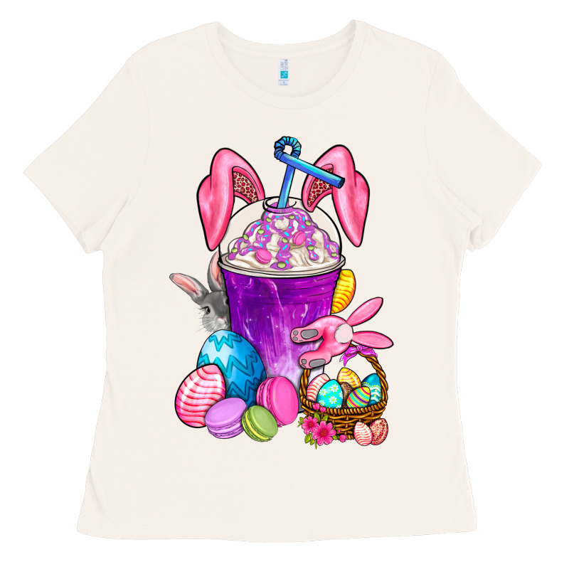 Easter Coffee Cup Ladies Tee by BundleAndBundleShop | Teevron