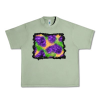 Oil Green halloween spooky bat background Urban Heavy Tee - BundleAndBundleShop