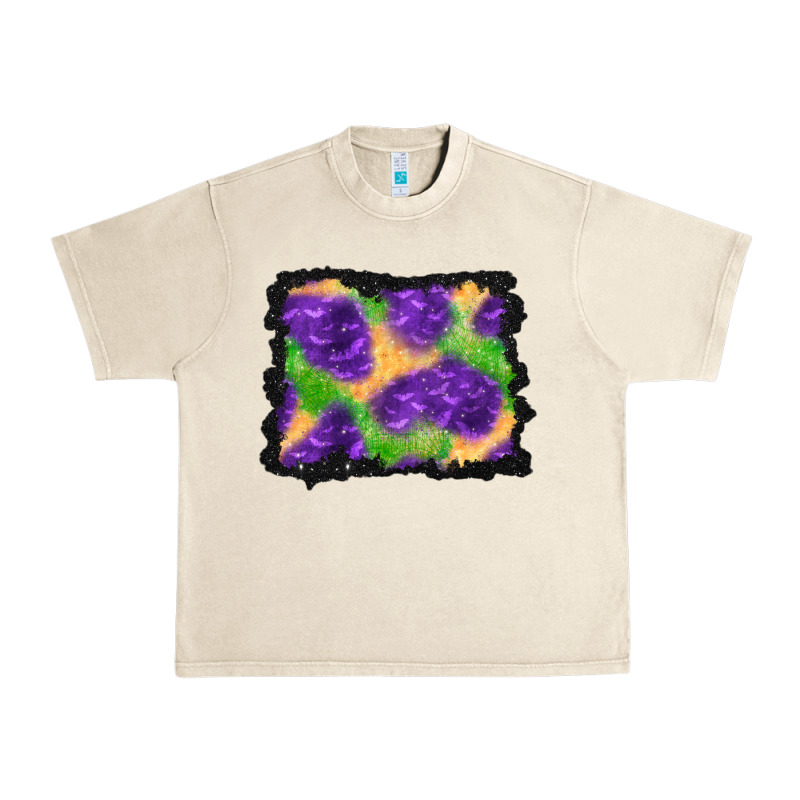 Halloween Spooky Bat Background Urban Heavy Tee by BundleAndBundleShop | Teevron