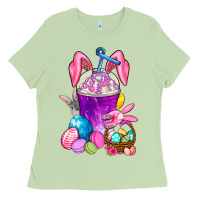 Matcha Easter Coffee Cup Ladies Tee - BundleAndBundleShop