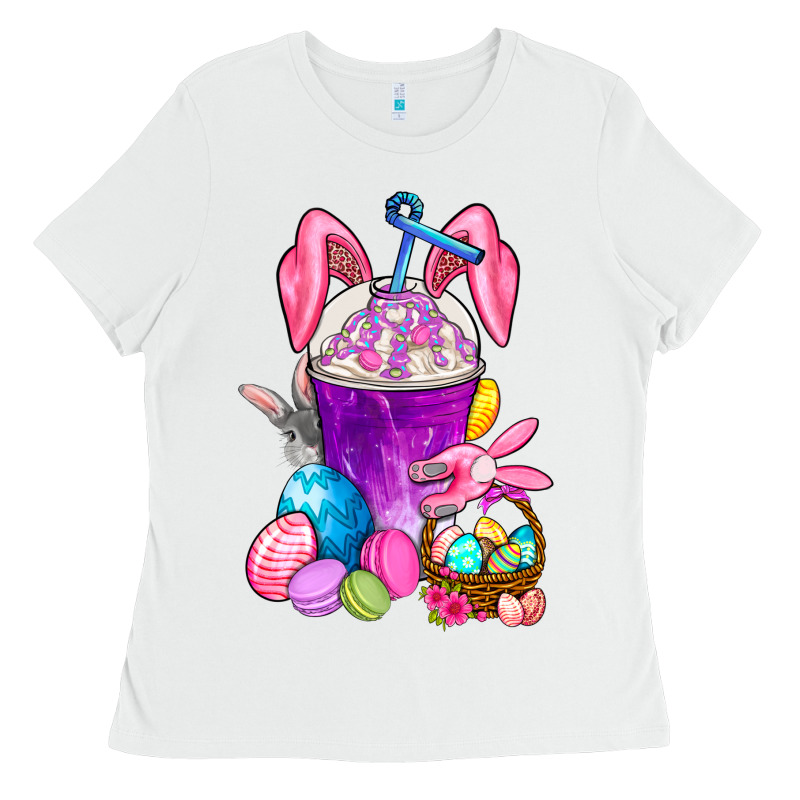 Easter Coffee Cup Ladies Tee by BundleAndBundleShop | Teevron