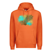 Carrot turquoise leopard patch Premium Hoodie - Jasminsmagicworld