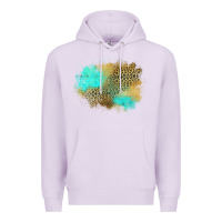 Lilac turquoise leopard patch Premium Hoodie - Jasminsmagicworld