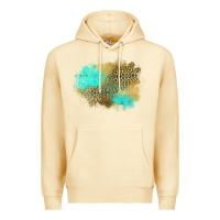 Pina Colada turquoise leopard patch Premium Hoodie - Jasminsmagicworld