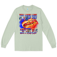 Matcha You Look Like 4th of july makes me hot dog want a Long Sleeve Tee - CowhideDigitalArt