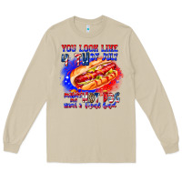 Mushroom You Look Like 4th of july makes me hot dog want a Long Sleeve Tee - CowhideDigitalArt