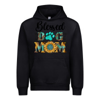 Black Blessed dog mom Urban Hoodie - RanaPortraitStore